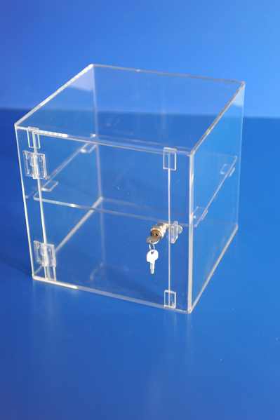 Lockable Display Cabinet 300 X 300 X 300 Plasticraft Displays