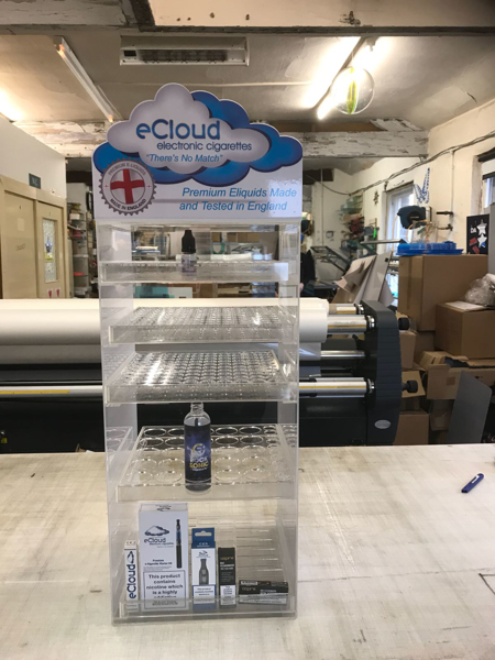 Picture of Bespoke Vape and E-liquid display stand