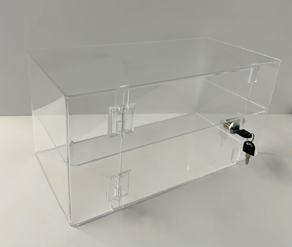 Picture of budget lockable display cabinet  400mm x 200mm x 200mm